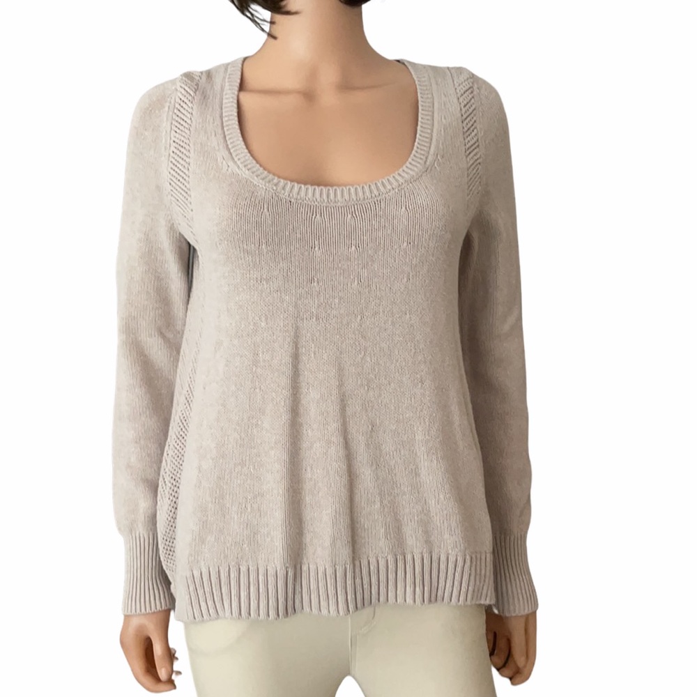 Victoria Secret 100% Cotton Knit Scoop Neck Sweater